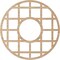 Ekena Millwork O'Neal Wood Fretwork Pierced Ceiling Medallion, Alder, 26"OD x 9 1/2"ID x 3/8"T CMWP26X26X0375ONAL - alternate 3